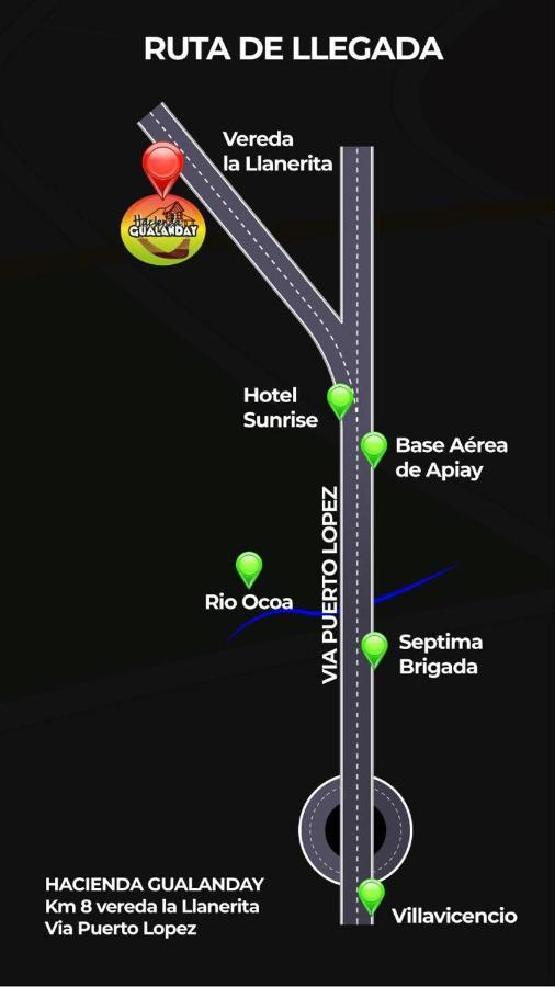 Apiay Hotel Hacienda Gualanday מראה חיצוני תמונה